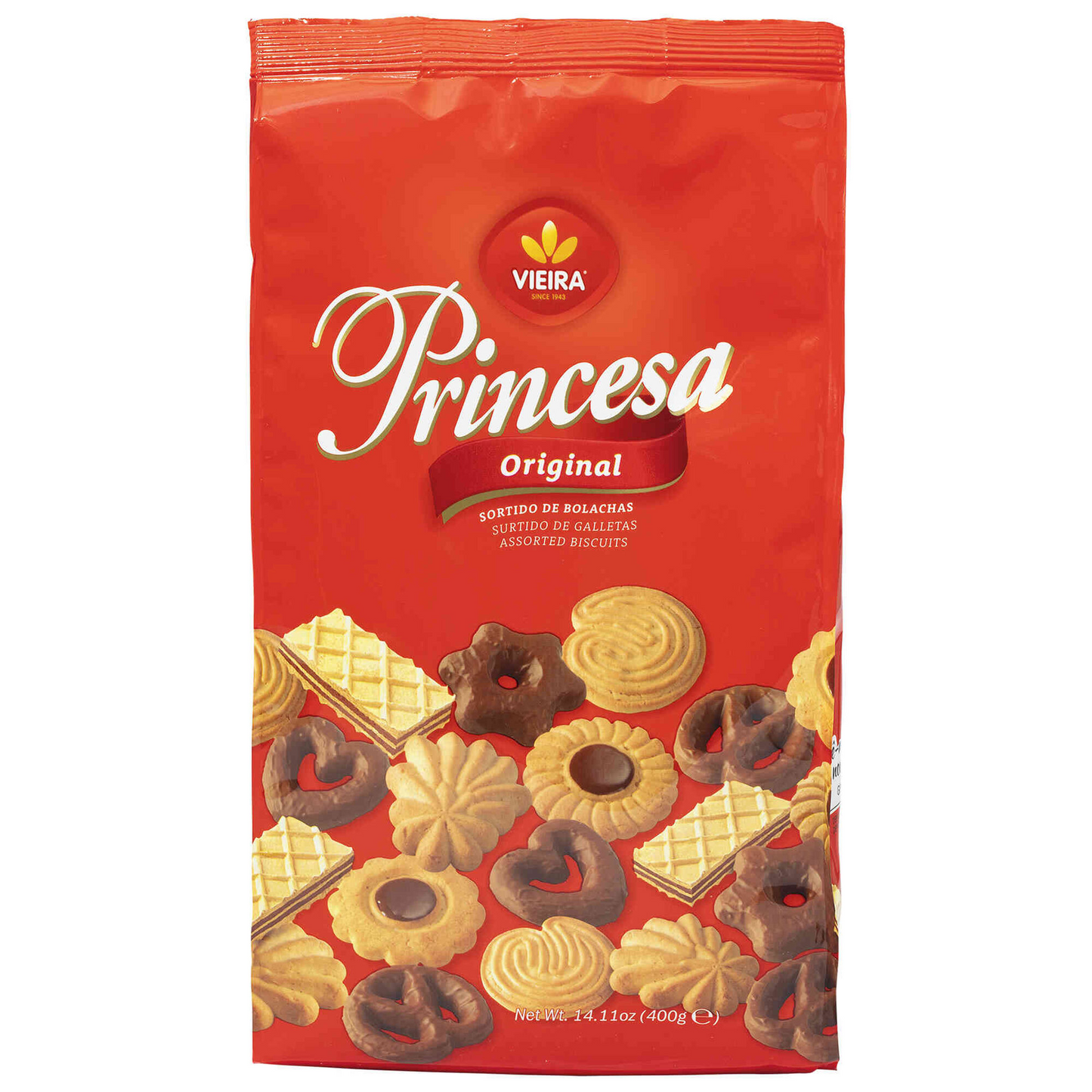 Vieira Princess Biscuit Assortment 400g – biscuit assortment gift tin – Cookie Assortment – Biscuits, Butter Cookies and Gift Tins