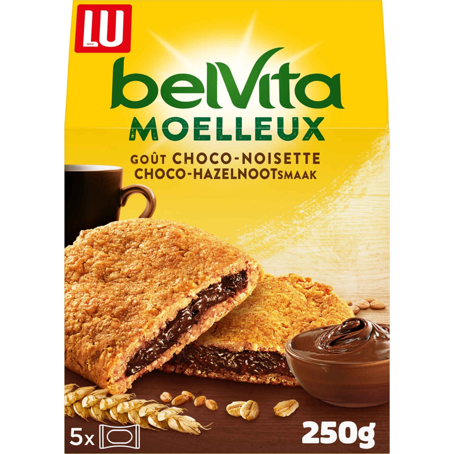 BelVita Chocolate Chips Smooth Filling Soft Bakes 250g Pack