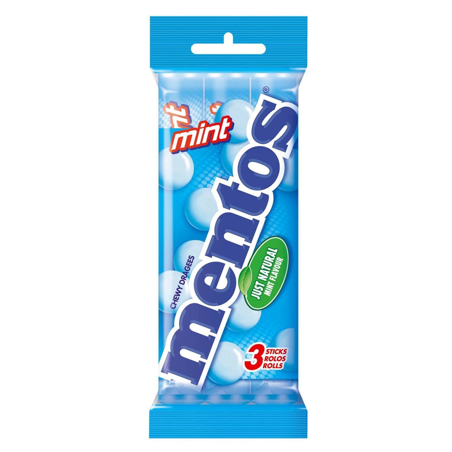 Mentos Kaugummi Dragees Minze 3x38g – Kaubonbons