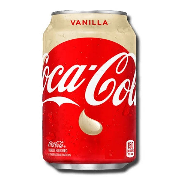 Coca Cola Vanilla 330ml sparkling vanilla cola soft drink international soda can