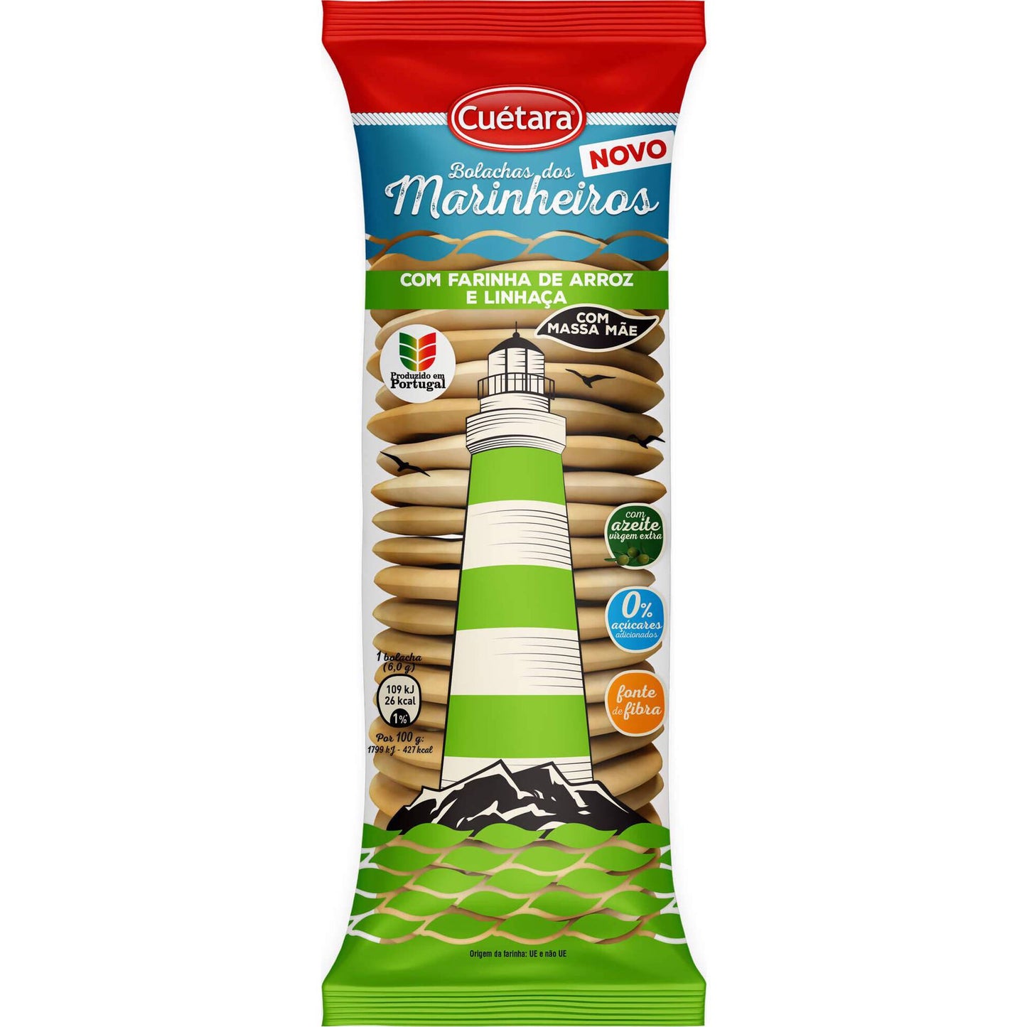 Gourmet with Rice and Flaxseed Biscuits Cuetara 150g savoury seeded crackers