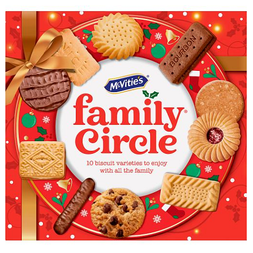 McVitie’s Family Circle 400g assorted biscuits chocolate and classic selection British Products snack biscuits