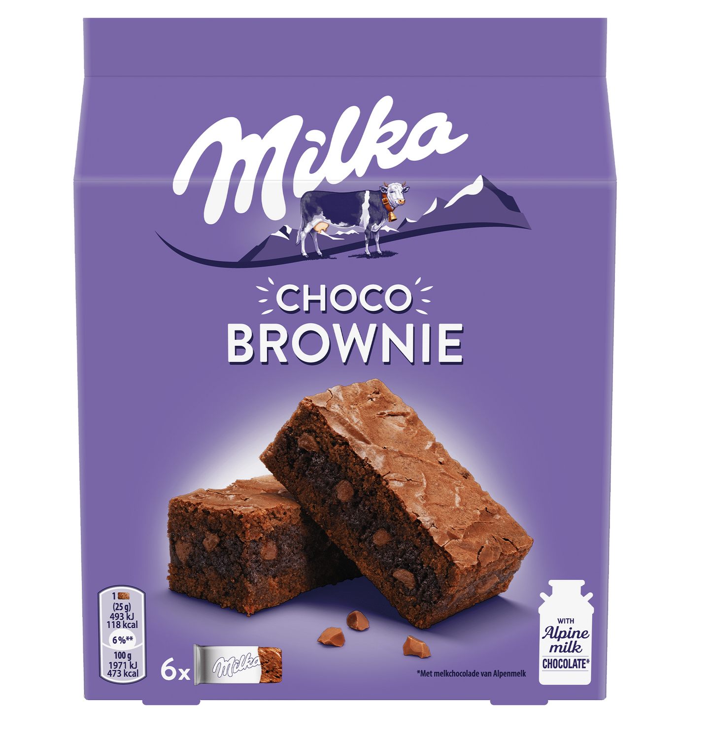 Milka Choco Brownie 150g – soft brownie with Milka Alpine milk chocolate – Rusks and Cake – Biscuits, Rusks and Cake