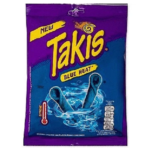 Takis Blue Heat Corn Chips 180 g XXL big pack crunchy spicy rolled corn chips big chips category