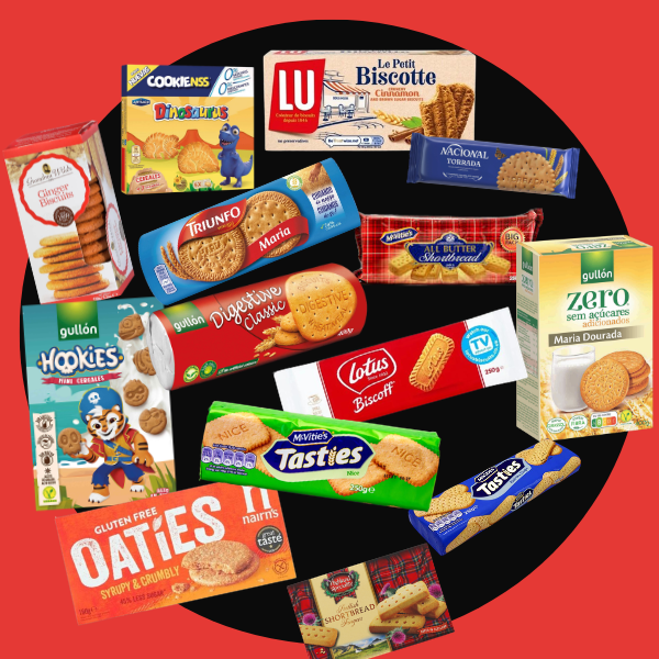 Shop for Biscuits classic digestive, shortbread and custard cream biscuits perfect for tea time or a quick sweet snack.