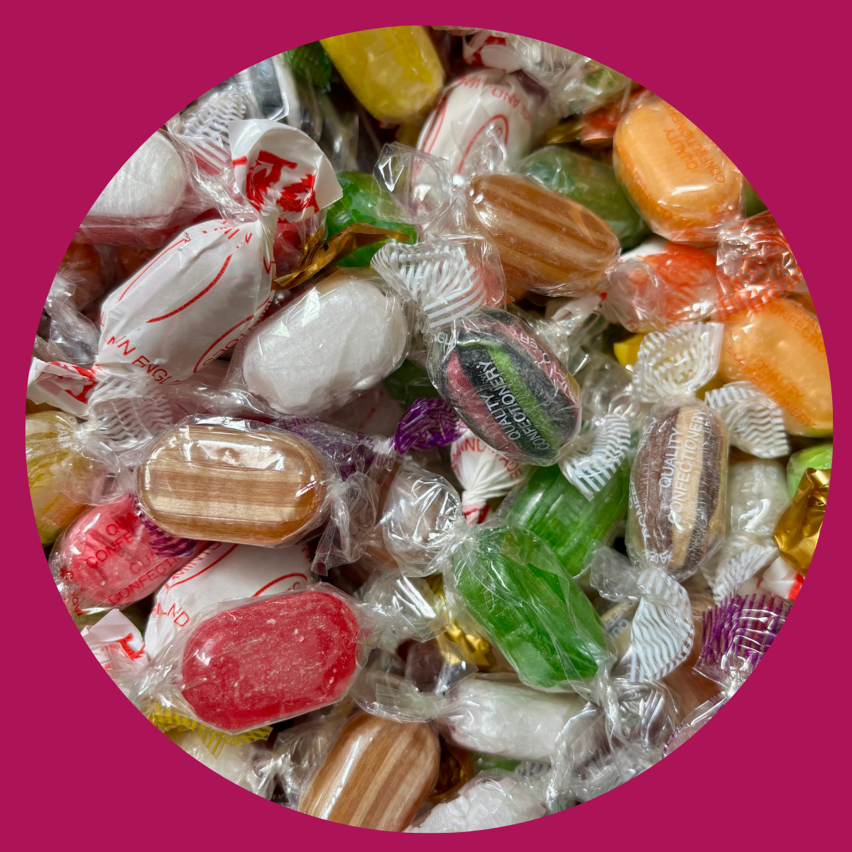 Shop for Timeless boiled sweets in classic flavours you grew up loving — shop our full range sold loose by the 100g at Yum Sweetie.