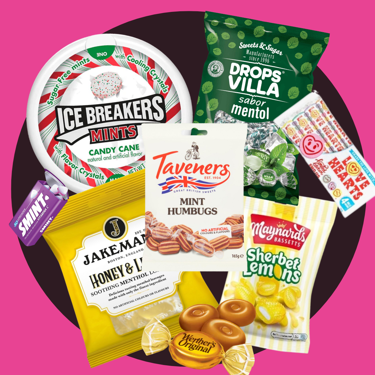 Shop Classic sealed bags of hard boiled sweets in timeless flavours perfect for sharing — shop our full range of hard sweet packets at Yum Sweetie.