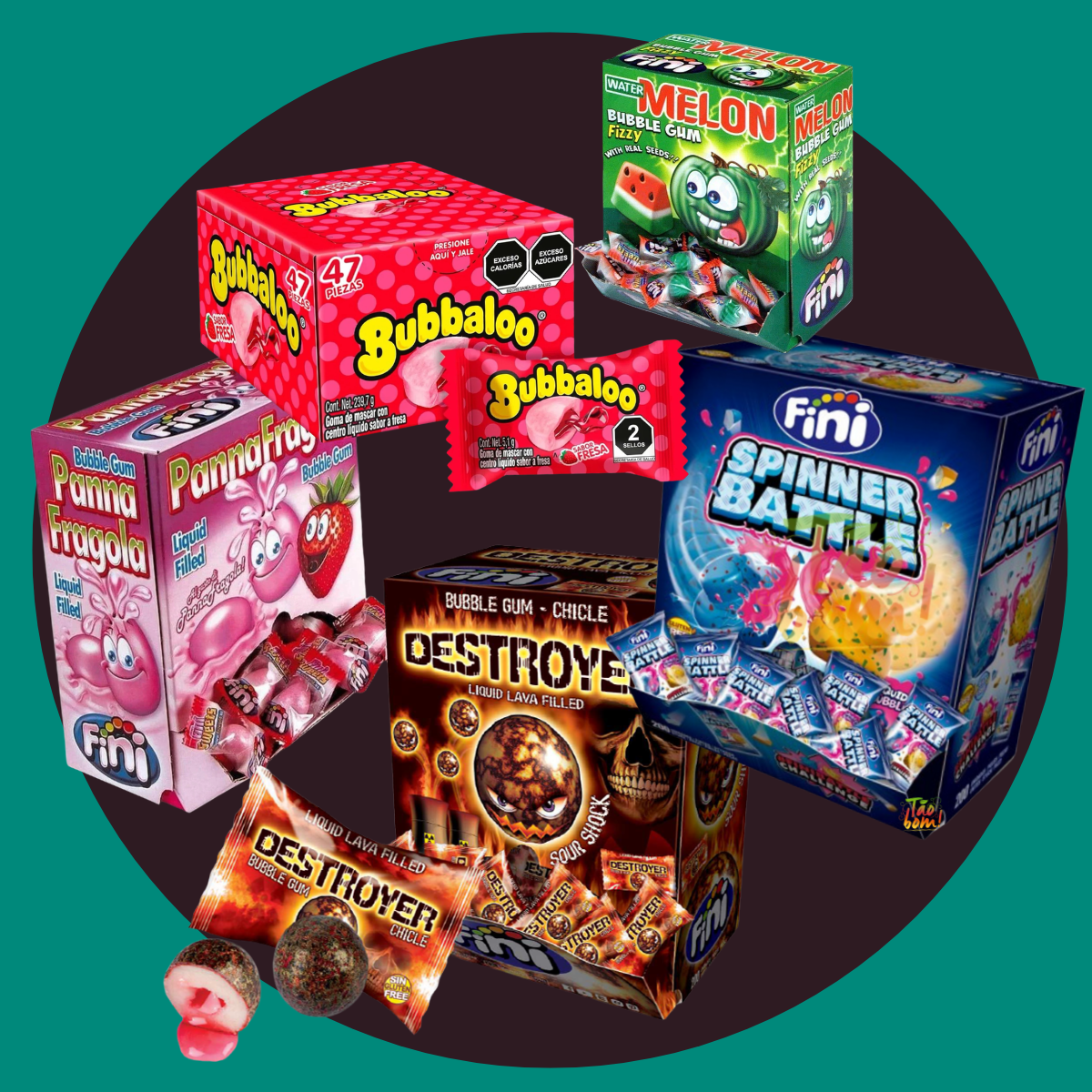 Bulk gumballs and mixed gum sold loose by weight for the best value and most variety in every bag.