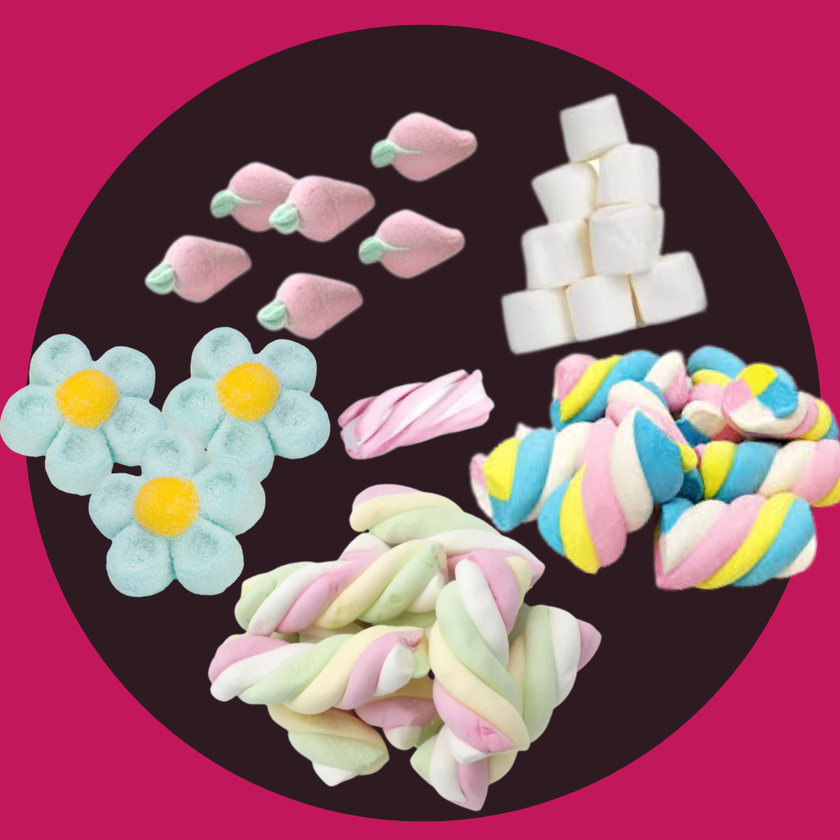 Shop for Marshmallows soft, fluffy vanilla and strawberry marshmallows in fun shapes and colours, sold loose by weight.