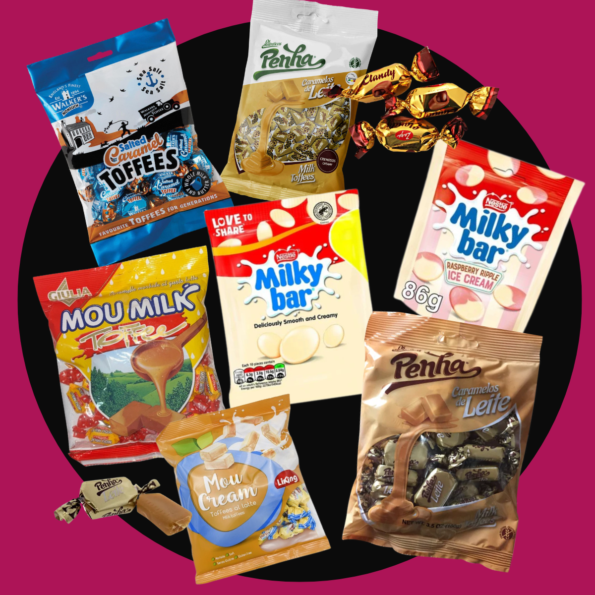 Creamy, melt-in-your-mouth milk and caramel chews sealed in bags for a truly indulgent treat — shop at Yum Sweetie.