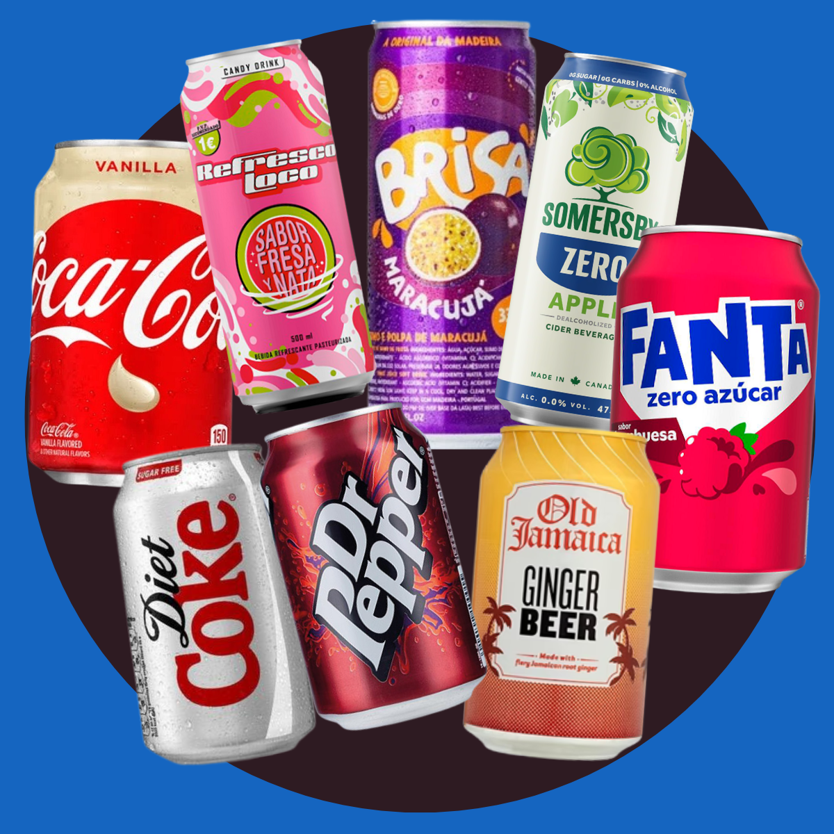 Shop for Fizzy Soft Drinks a full selection of carbonated drinks including cola, lemonade, cream soda and exotic fizzy flavours.