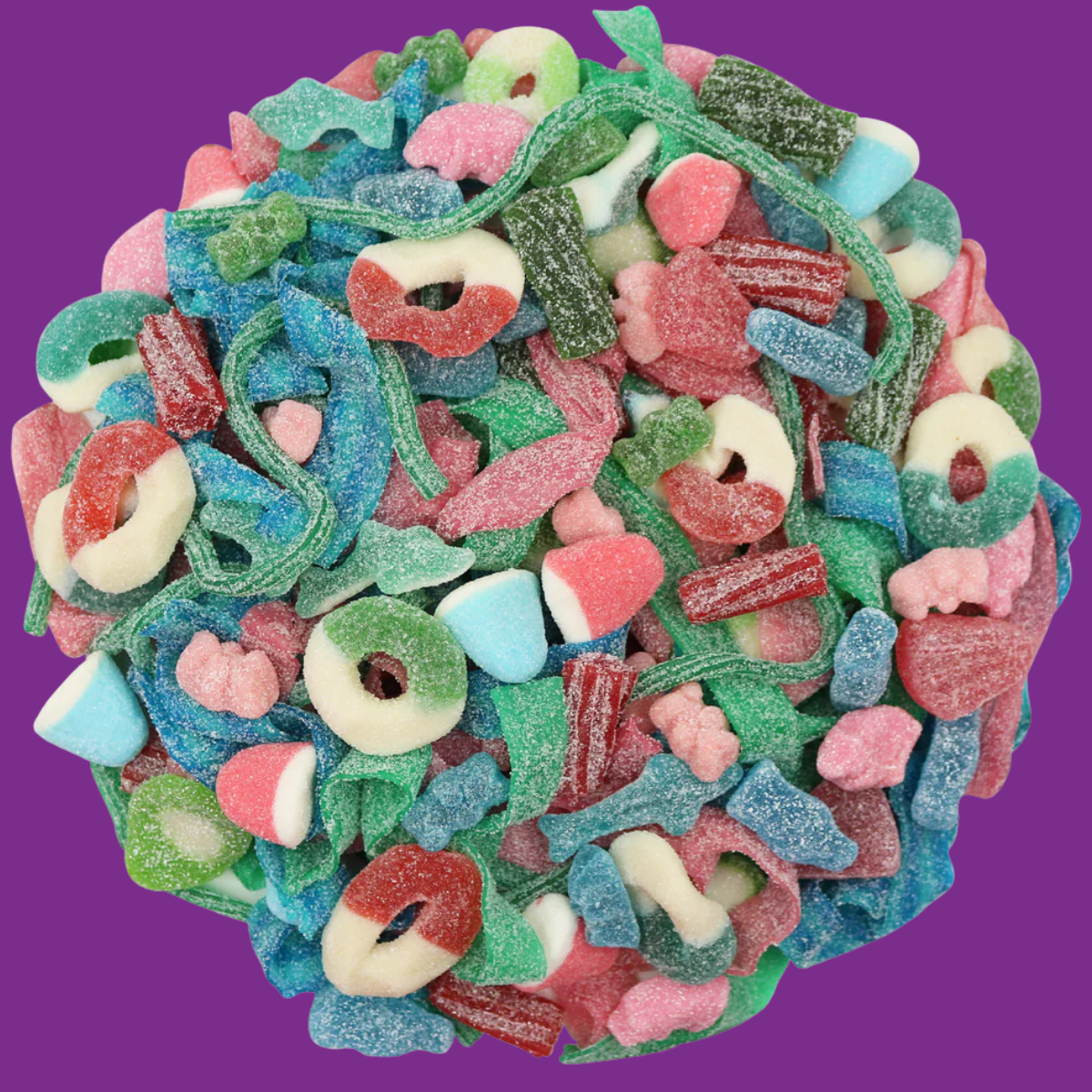 Shop for Lip-smackingly sour gummies that pack a serious tangy punch — shop our full range of sour gummy sweets sold loose by weight.