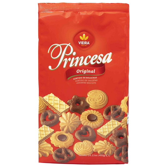 Vieira Princess Biscuit Assortment 400g – biscuit assortment gift tin – Cookie Assortment – Biscuits, Butter Cookies and Gift Tins