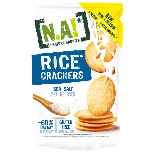 Nature Addicts Gluten-Free Rice Crackers with Salt 85g