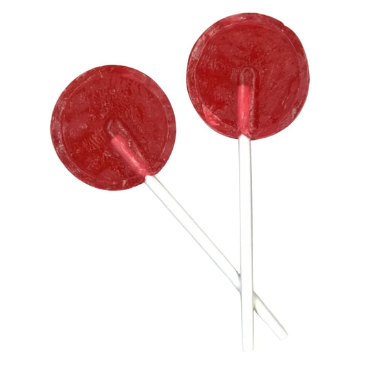 Cerdan cherry lollipops pack of 10 round lollipops classic candy sweets