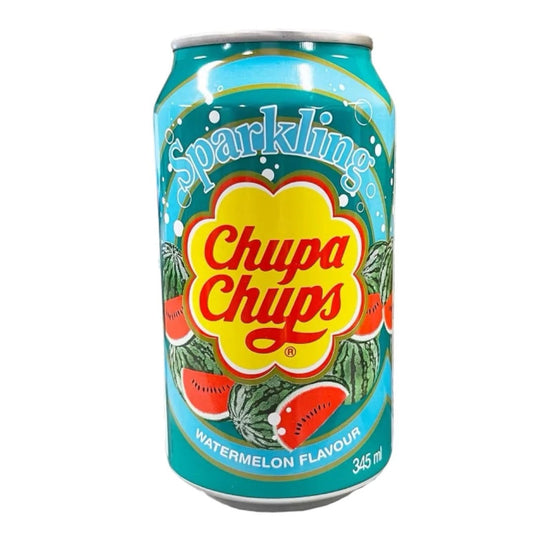 Chupa Chups Sparkling Watermelon 345ml fizzy candy soda can