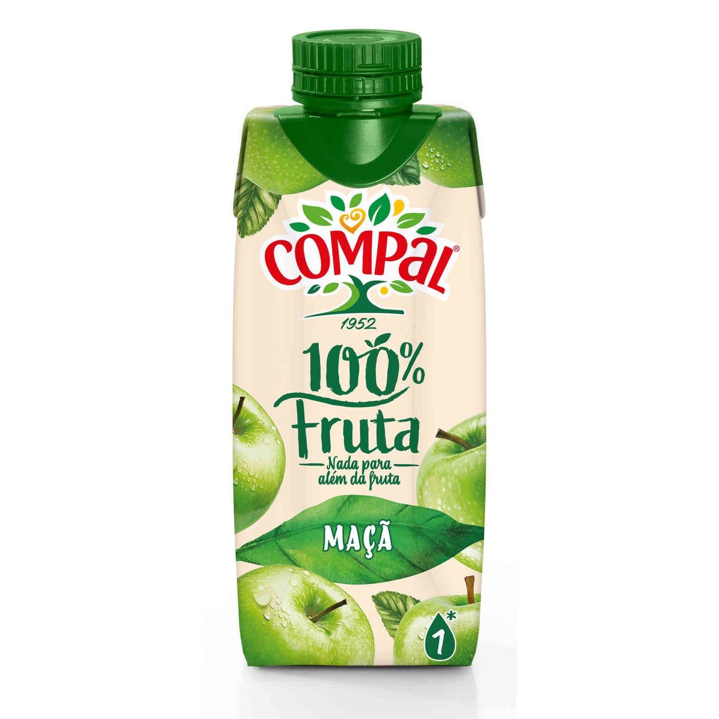 Compal 100 Percent Apple Juice 300ml pure fruit juice beverage