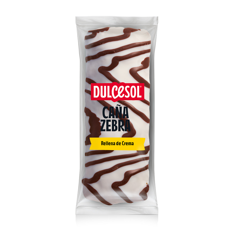 Dulcesol Zebra Cream Filled Pastry 80 g soft sponge cake snack vanilla filling striped cake Cakes Scones Muffins and Everything Baked festive easter snack