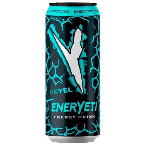 Eneryeti Anyel Coconut 500ml carbonated coconut energy drink with 150mg caffeine