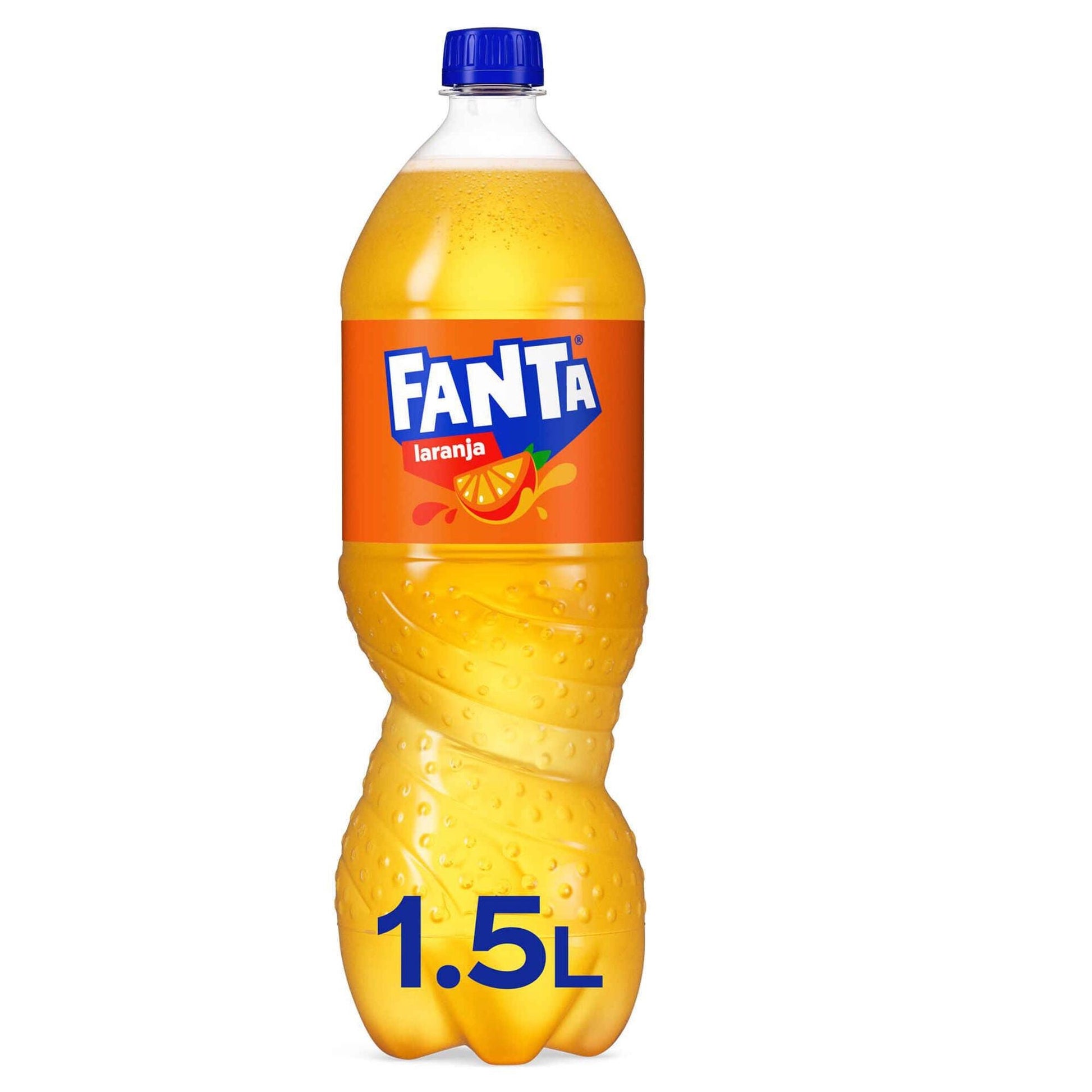 Fanta Orange Carbonated Soft Drink 1.5L fizzy citrus soda bottle