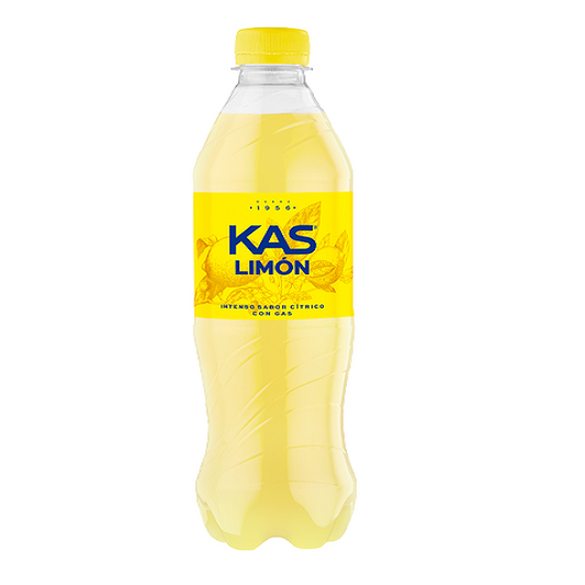 Kas Lemon 500ml lemon soda citrus soft drink fizzy beverage carbonated drink refreshing lemon soda Spain