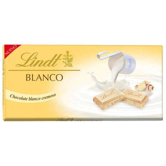 Lindt white chocolate tablet 100g smooth creamy Swiss chocolate Chocolate Tablets and Slabs