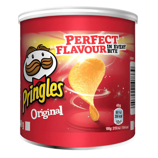 Pringles Original Potato Crisps 40 g small pack stackable potato chips