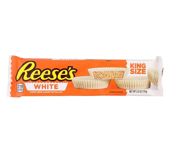 Reeses white peanut butter cups 39.5g white chocolate peanut butter cups classic American chocolate snack treat