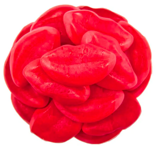 Shiny lip gummies by weight glossy fruity gummy sweets pick and mix