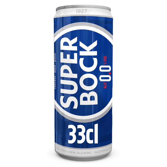Super Bock Alkoholfreies Bier – 330ml Flasche (0,0% vol.) | Knackiges Alkoholfreies Lager
