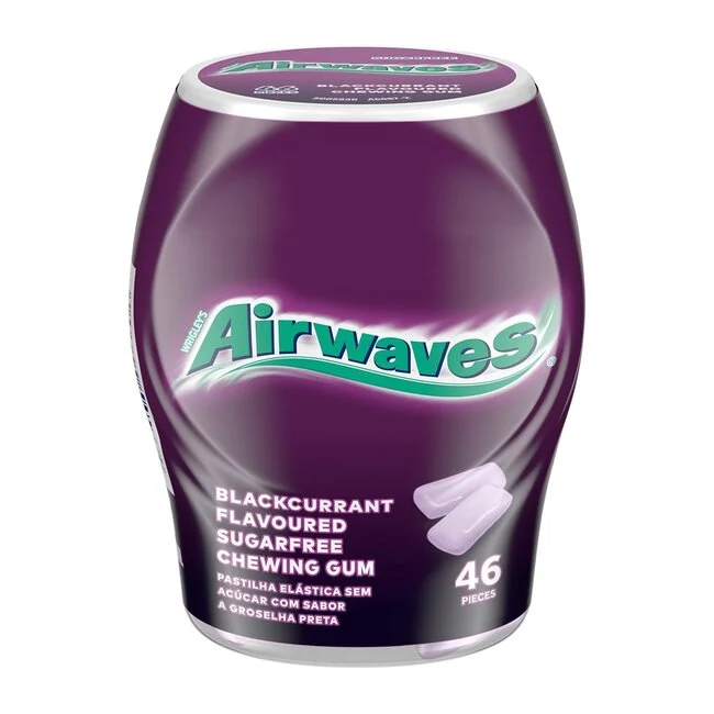 Chicle Airwaves grosella negra 46 unidades