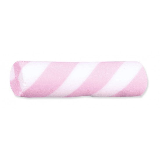 pink and white twisted marshmallow soft sweets 100g fluffy swirl marshmallow candy soft foam sweets pack