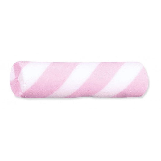 pink and white twisted marshmallow soft sweets 100g fluffy swirl marshmallow candy soft foam sweets pack